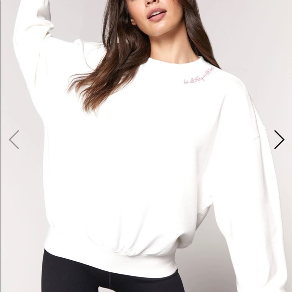 Spiritual Gangster - Do All Things With Love Hailey Sweatshirt NWOT - Picture 2 of 10